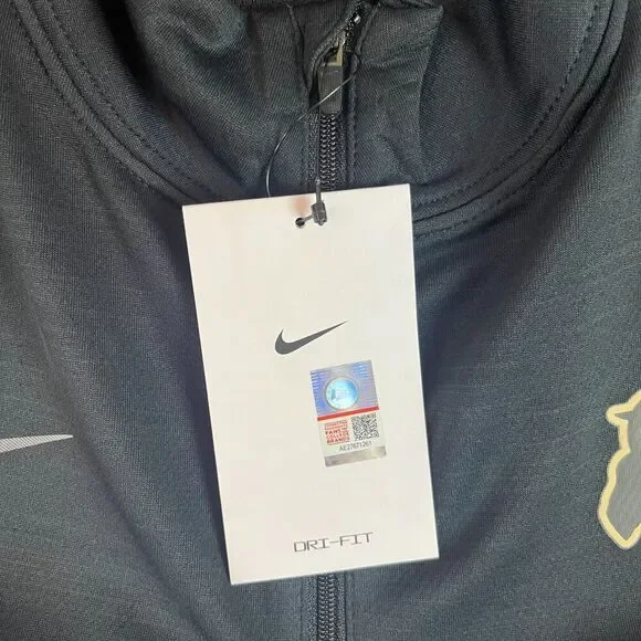 Nike Colorado Buffaloes 1/4 Zip Intensity Jacket Mock Neck Black Men's L NWT - Picture 5 of 11